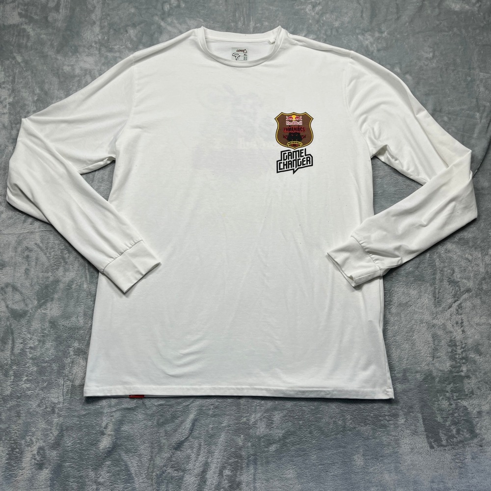Leatt Red Bull Romaniacs Shirt Mens White Long Sleeve Graphic Enduro Romania XL